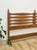 Wood Vintage Heritage Furniture MCM Pointed King Headboard Mid Century Modern Bed For Sale - Image 7 of 17