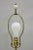 Metal Vintage Lenox Porcelain and Brass Cream Jardinierie Decorated Table Lamp For Sale - Image 7 of 11
