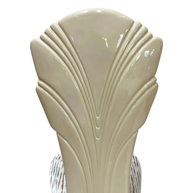 Italian Cream Lacquered High-Back Dining Chairs (Set of 6) – In the Style of Pietro Costantini For Sale - Image 9 of 11