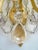 Traditional French Gilt Bronze Sconces with Rock Crystal and Amethyst Prisms - A Pair For Sale - Image 3 of 13
