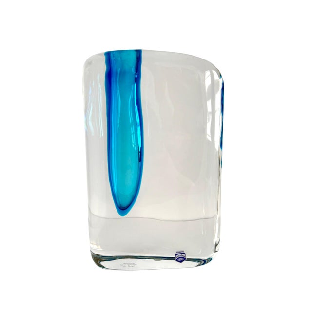 A striking example of mid-century Murano sommerso glassmaking at monumental scale, this heavy vase was handblown by...