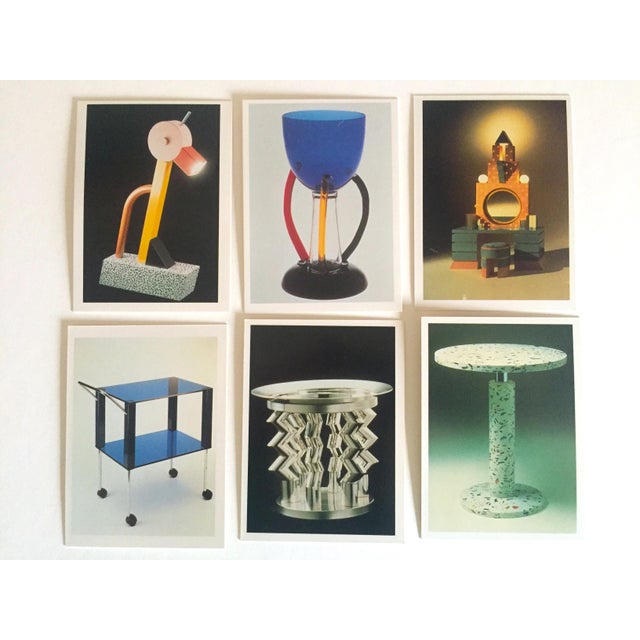 Black Vintage Memphis Milano Post Modern Designer Collector's Trading Cards Boxed Set For Sale - Image 8 of 12