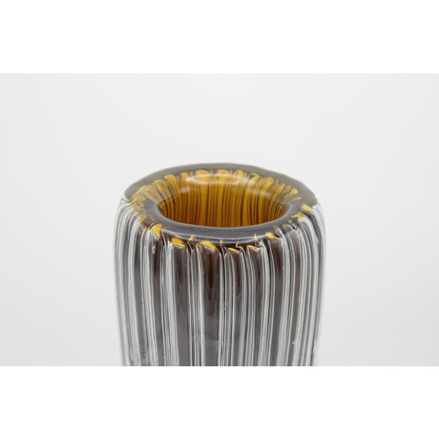 1960s Tall Murano Art Glass Vase by Paolo Venini For Sale In New York - Image 6 of 18