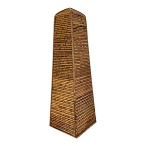 Vintage Monumental Split Reed Obelisk