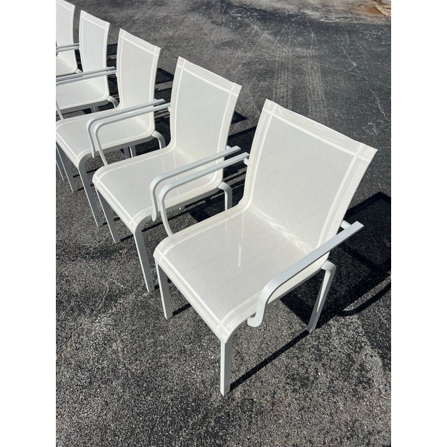 Late 20th Century Tandem Dining Chairs by Ego Paris - Set of 8 For Sale - Image 5 of 12