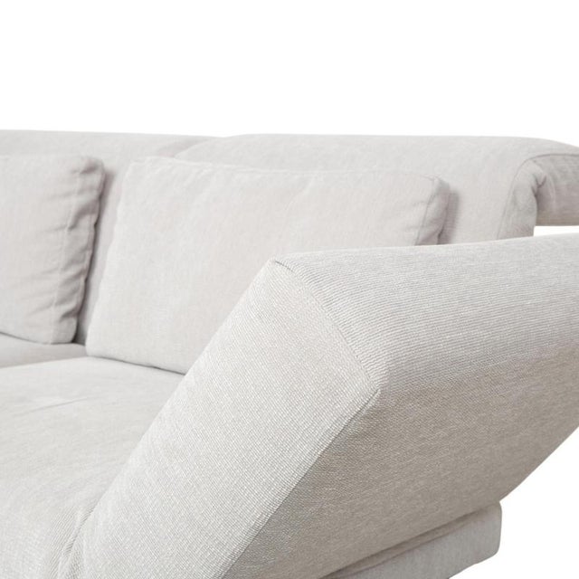 Moule Corner Sofa and Ottoman in Grey Fabric from Brühl, Set of 2 For Sale - Image 11 of 18