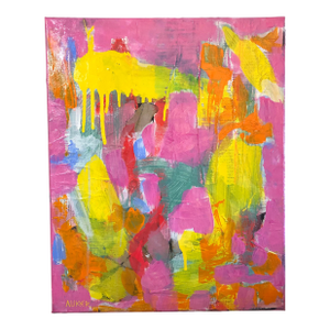 Contemporary Mixed Media on Canvas Original Artwork by Auker “Summer”