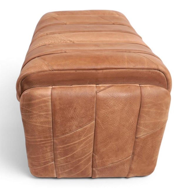 Set of DS 50 Patchwork Lounge Chair in Buffalo Leather with Ottoman from de Sede, 1970s For Sale - Image 18 of 18
