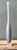 Vintage Tall Frosted Glass Vase For Sale In West Palm - Image 6 of 14