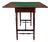 English Oak Games Table with Green Felt Top, 1930s For Sale