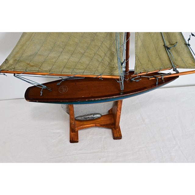 Scottish Early 20th Century Pond Yacht For Sale In Baton Rouge - Image 6 of 12
