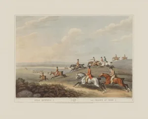 Stag Hunting 1- Giclee Print From British Field Sports