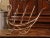 Maison Jansen Mid-Century French Brass Swan Magazine Rack Attributed to Maison Jansen For Sale - Image 4 of 8