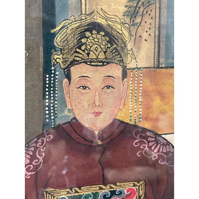 Paint Chinese Family, 1800s, Painting For Sale - Image 7 of 11