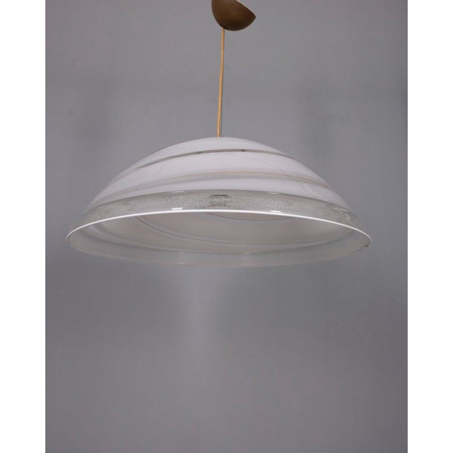 Mid-Century Modern Vintage Italian Murano Glass Pendant Light, 1970s For Sale - Image 3 of 9