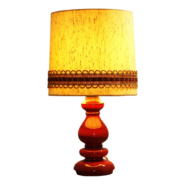 Ceramic Table Lamp from Hustadt Leuchten, 1970s For Sale