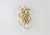 Golden Gilded Brass and Crystal Sconce from Palwa, Germany, 1960s For Sale - Image 6 of 8