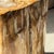 Oval Side Table in Petrified Wood, 1980s For Sale - Image 6 of 18