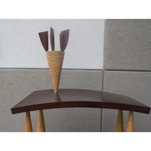 1986 Postmodern Wendell Castle Studio Console Table For Sale - Image 10 of 13