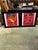 Abstract 1970s Peter Keil Cubist Red Portrait Paintings a Pair For Sale - Image 3 of 8