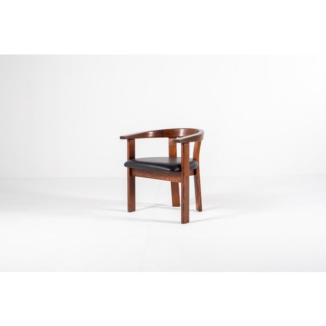 Black Dining Chairs by Lars Gangsø, Denmark, 1970s, Set of 6 For Sale - Image 8 of 16