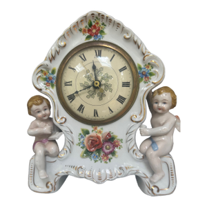 Vintage SGK China Porcelain Clock Made in Occupied Japan