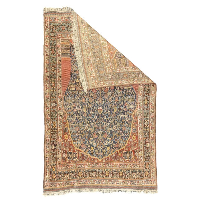 Fine Antique Persian Qashqai Rug 5'7'' X 8'10'' For Sale - Image 4 of 11