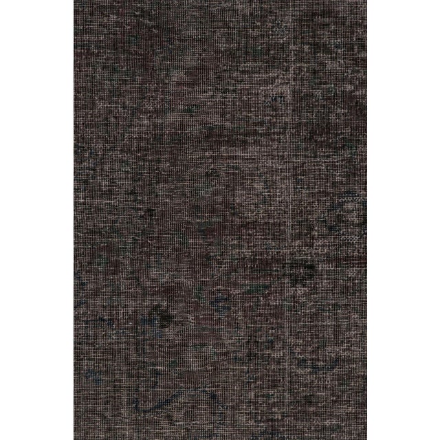 Vintage Persian Rug in Brown With Floral Patterns, From Rug & Kilim For Sale In New York - Image 6 of 7