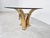 Hollywood Regency Vintage Faux Tusk Center Table or Side Table, 1970s For Sale - Image 3 of 12