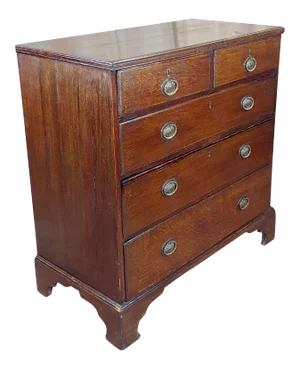 18th Century English Oak Chest of Drawers