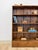 Vintage MCM Solid Walnut Four Shelf Bookcase Shallow Display MidCentury Shelving For Sale - Image 13 of 17