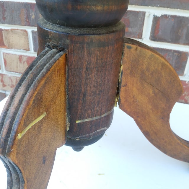 Antique Victorian Tonk Piano or Organ Stool Chicago & New York For Sale - Image 9 of 17