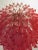 Mid-Century Modern Murano Chandelier Pink Prism Glass, 242 Pieces For Sale - Image 3 of 6