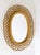 Mid-Century Rattan Wall Mirror in the style of Franco Albini, Italy, 1960s For Sale - Image 6 of 9