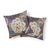 Schumacher Schumacher Zanzibar Linen Print Pillow in Cerulean For Sale - Image 4 of 9