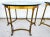 Labarge Labarge Side Tables Brass Glass Hoof Footed Octagonal For Sale - Image 4 of 12