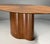 New 84" Oval Dining Table in Walnut by Aaron Saxton For Sale - Image 4 of 6