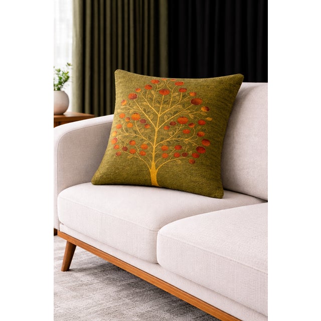 Exquisite Luxury Arts & Crafts Sofa Cushions/ Pillows Cushion Cover With Insert For Sale - Image 4 of 5