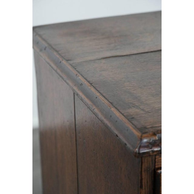 Antique English Oak Chest of Drawers, 18th Century For Sale - Image 17 of 18