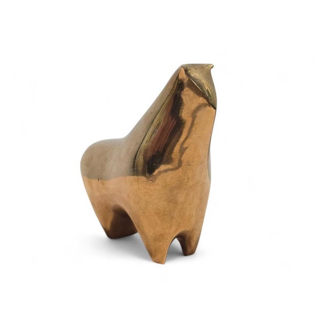 Modernist Bronze Bull Sculpture, 1970s For Sale - Image 4 of 12