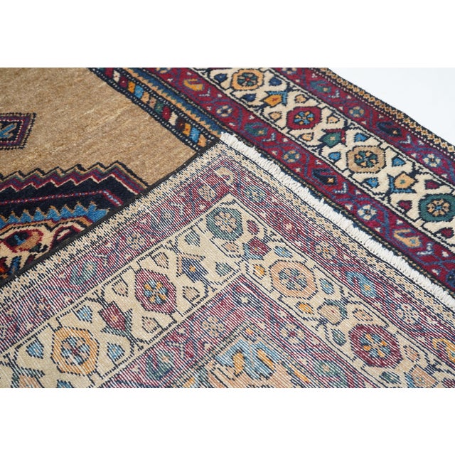 Antique Bidjar Rug 4'6'' X 7'3'' For Sale - Image 11 of 12