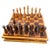 Art Deco Vintage Hand Crafted Wooden Chess Set – 12.5” Square c.1930s - 40s For Sale - Image 3 of 11