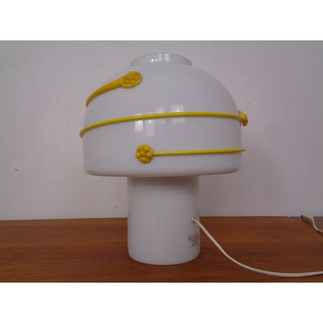 Large Murano Mushroom Table Lamp, Italy, 1970s For Sale - Image 3 of 13