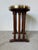 Vintage Hekman Chippendale Style Mahogany Matched-Grain Oval Side Table With Brass Gallery For Sale - Image 4 of 12