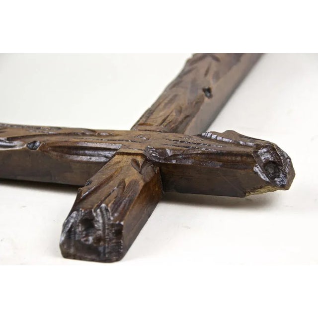 Austrian Black Forest Wall Mirror, 1880s For Sale - Image 13 of 17