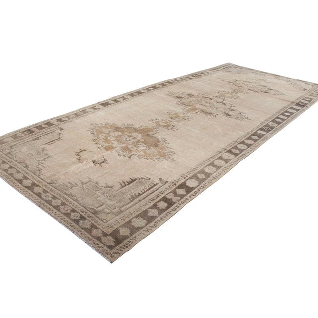 Oversized Vintage Washed Out Turkish Kars Rug For Sale - Image 4 of 6