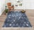 Textile Momeni Odessa Adorjan Denim 2'3" X 8' Runner For Sale - Image 7 of 8