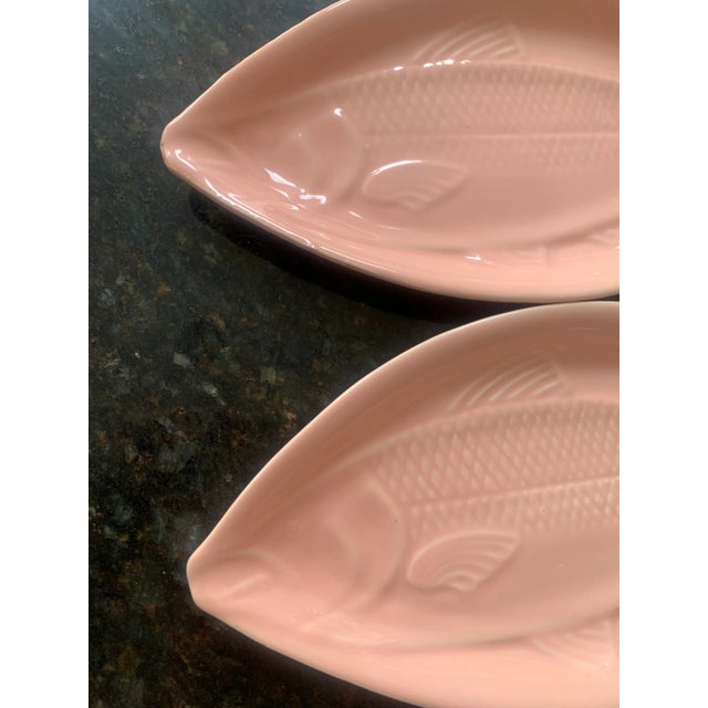 Mid-Century Modern Fish Platters - A Pair For Sale - Image 4 of 5