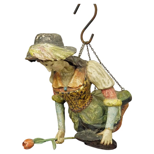 Hanging Piece of a Medieval Lady, 1900s For Sale