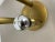 Gio Ponti Space Age Italian Brass Atomic Ceiling Light by Gio Ponti, Italy, 1970s For Sale - Image 4 of 18